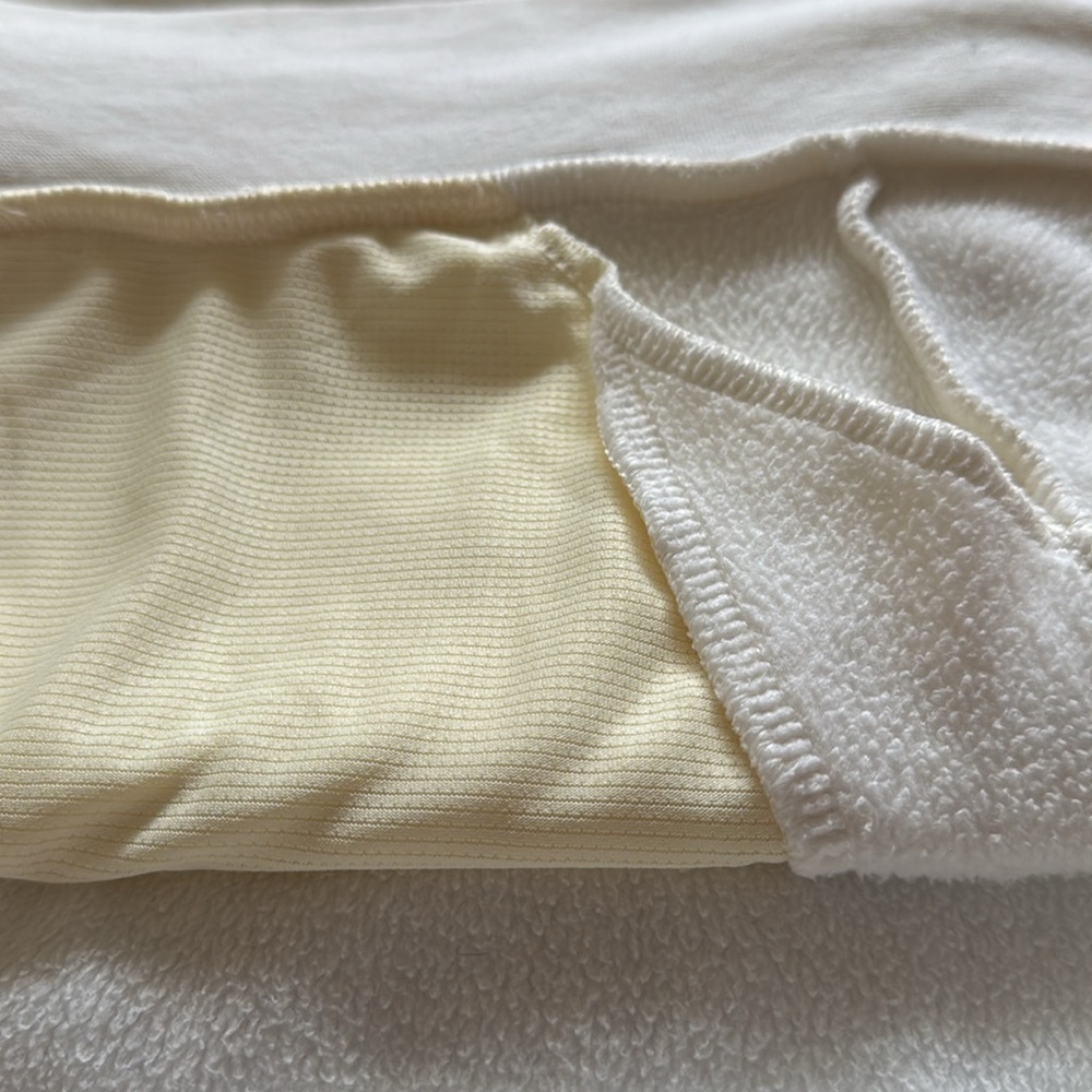 Fabletics Zaylee Funnel neck tunic ivory sweatshirt Sz 4X - Picture 6 of 12